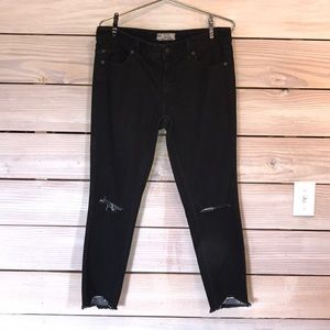 Free people distressed skinny